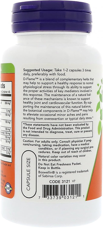 Now Foods D-Flame, 90 Vegan Capsules