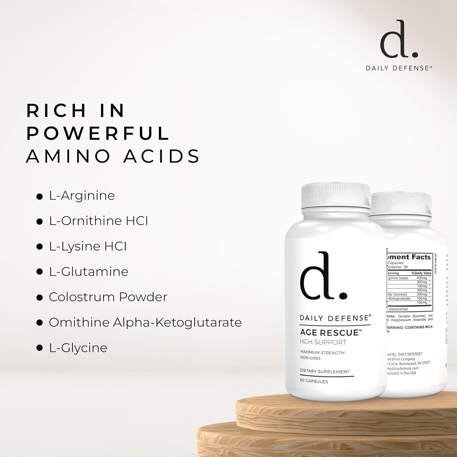 Daily Defence Age Rescue: Anti Ageing Amino Acids with Colostrum - görsel 4