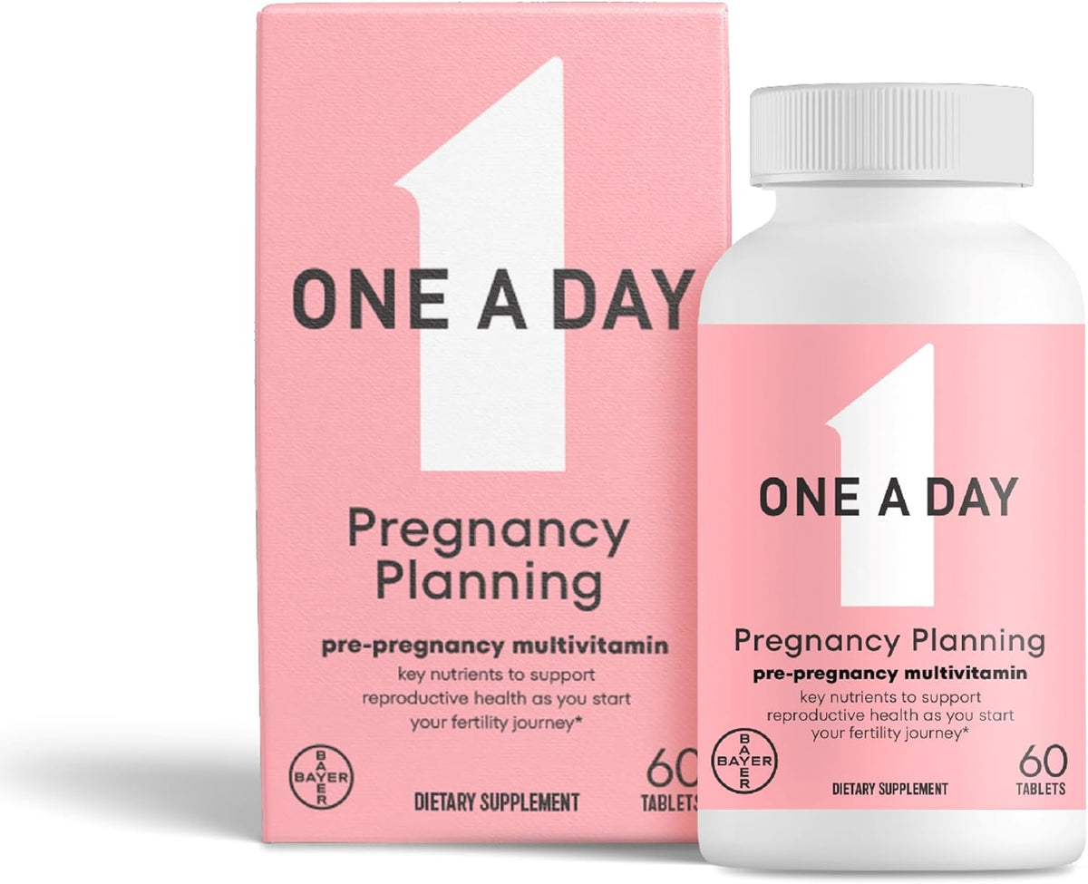 One A Day Pregnancy Planning Prenatal Multivitamin – 60 Tablets - görsel 1
