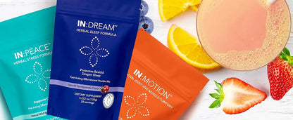 IN:Peace Herbal Calming Formula – 20 Servings, Wild Berry Flavour