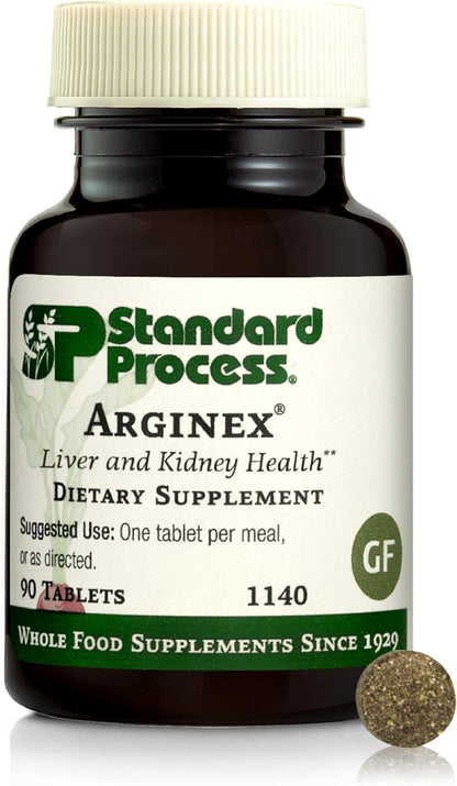 Standard Process Arginex - Liver & Kidney Health Food Supplement - 90 Tablets