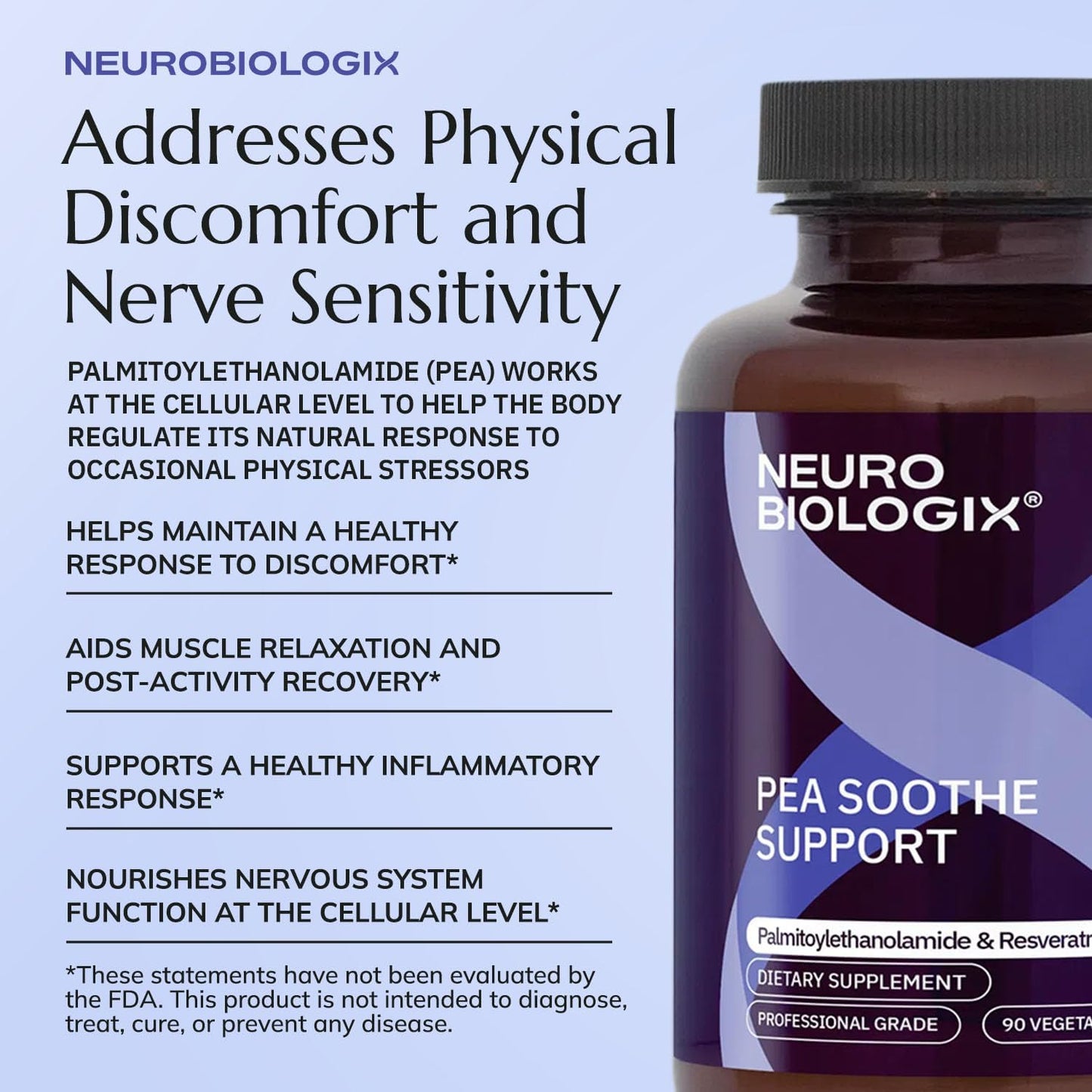Neurobiologix Pea Soothe Support – PEA & Resveratrol Formula, 90 Vegan Capsules - görsel 6