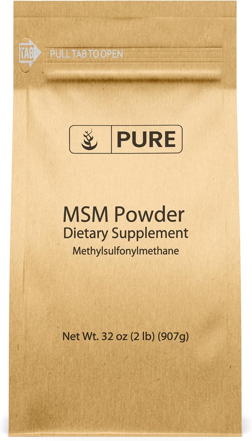 Methylsulfonylmethane MSM Powder (907g) - Always Pure, Natural Sulphur Dietary Supplement - görsel 1