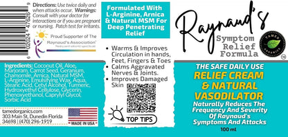 Raynaud's Symptom Relief Topical Treatment Cream
