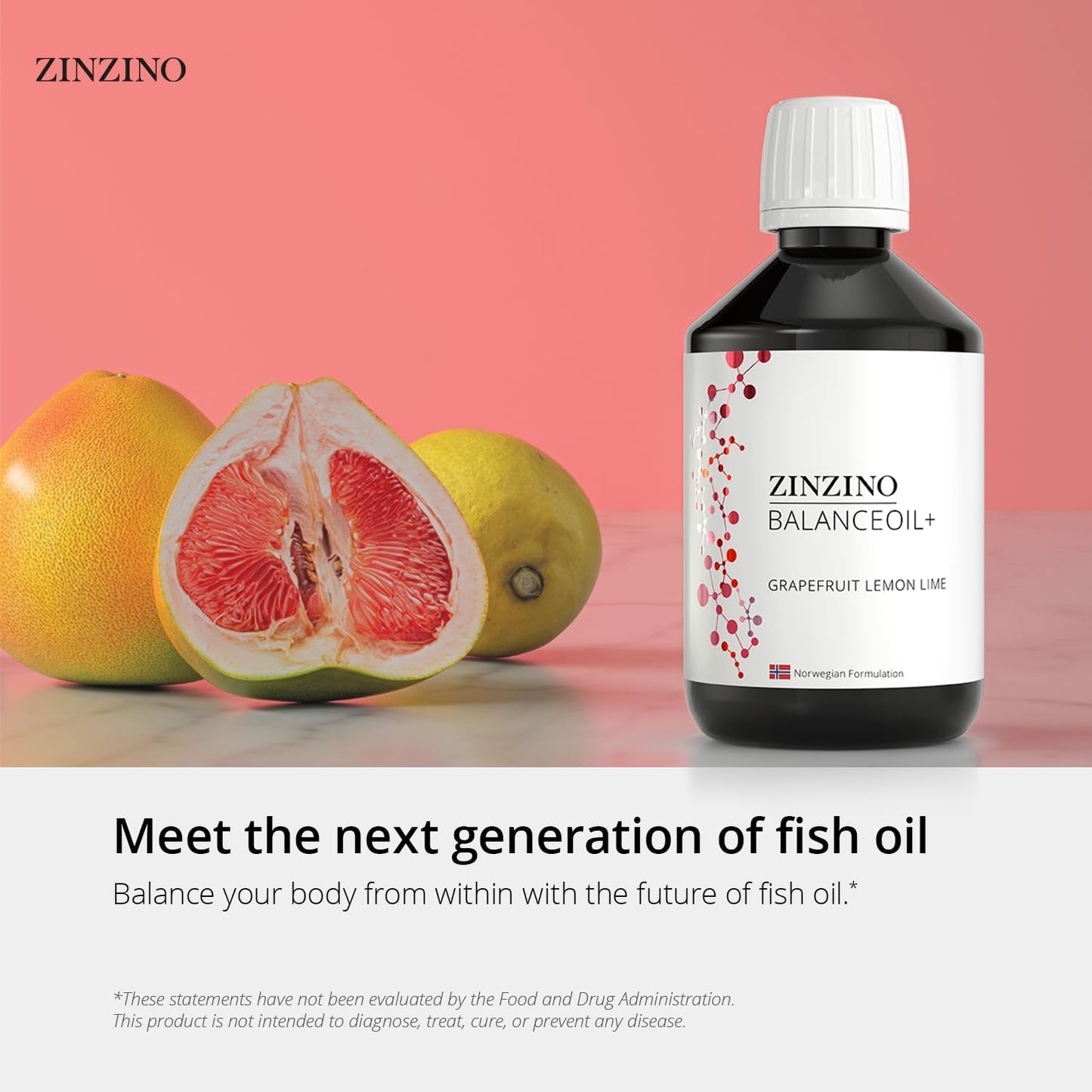 Zinzino BalanceOil+ Grapefruit Lemon Lime - Fish Supplement with Extra Virgin Olive Oil, Omega-3, Polyphenols, and Vitamin D3 (300 ml) - görsel 5