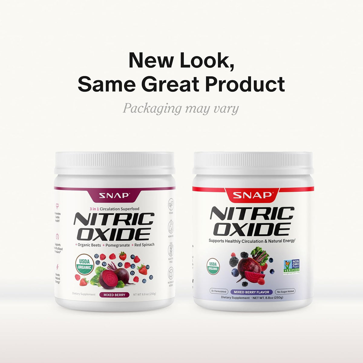 Snap Supplements Organic Beetroot Powder Nitric Oxide Supplement with Pomegranate & Red Spinach, Mixed Berry, 30 Servings - görsel 8
