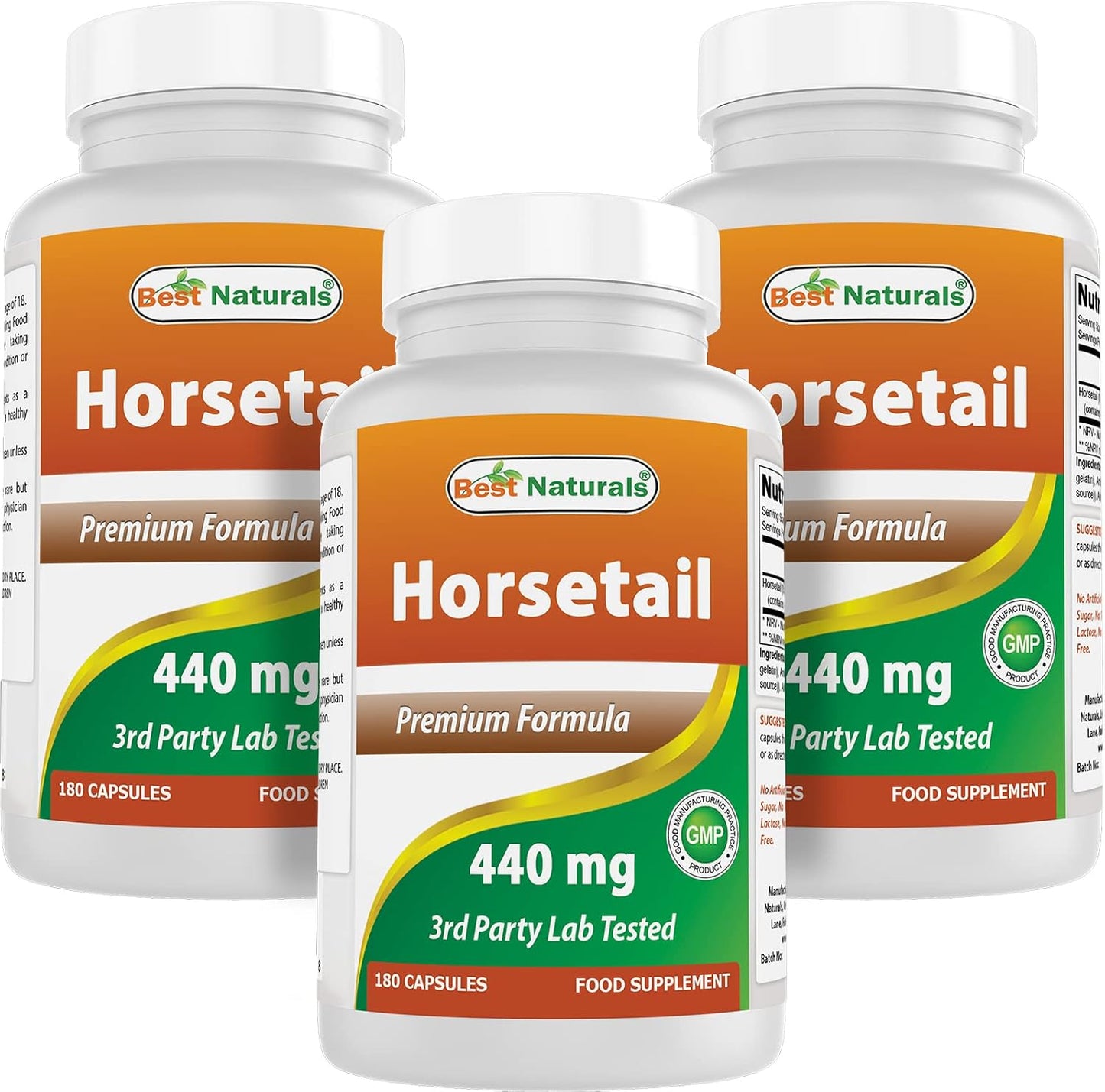 Best Naturals Horsetail 440 mg, 180 Capsules - görsel 9