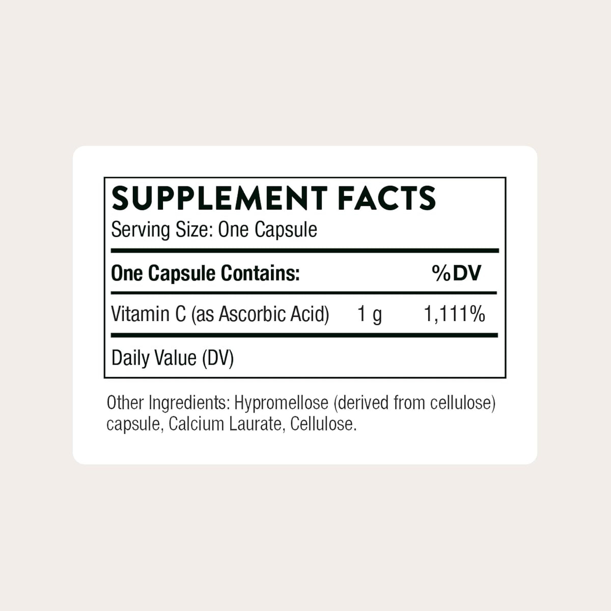 THORNE Vitamin C 1,000 mg – Immune & Collagen Support – 60 Capsules - görsel 2