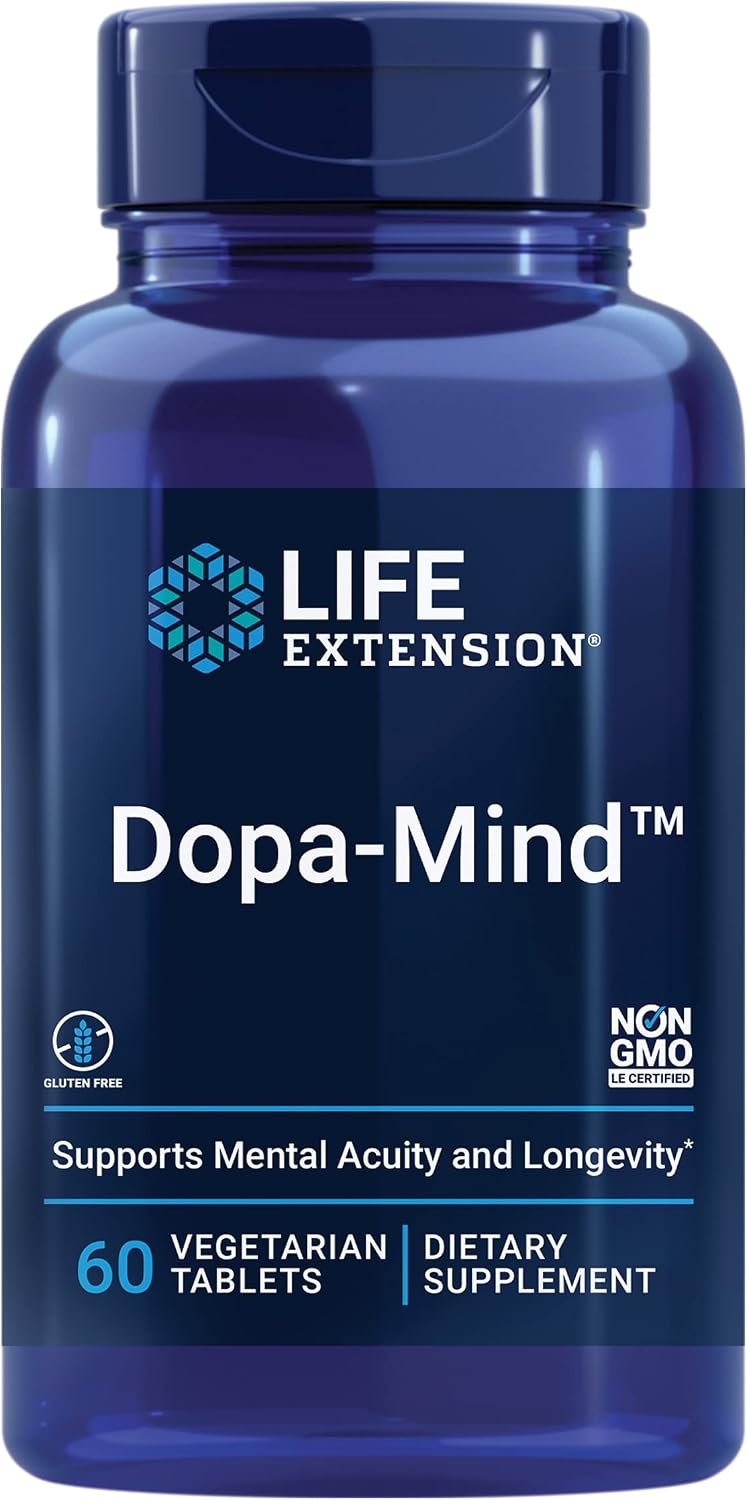 Life Extension Dopa-Mind™, Dopamine Support Supplement, 60 Tablets - görsel 1
