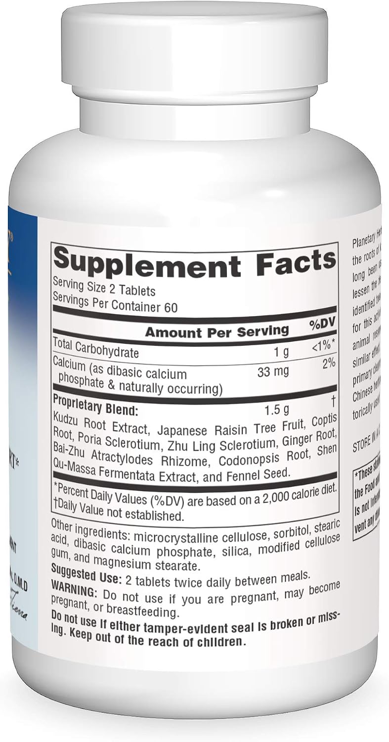 Planetary Herbals Kudzu Recovery 750 mg – Anti-Alcohol and Liver Support – 120 Tablets - görsel 3