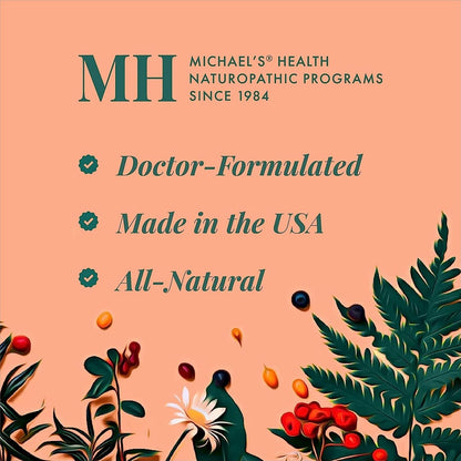 Michael's Health Naturopathic Programmes Blood Pressure Factors - 60 Vegetarian Tablets, Pack of 2 - Contributes to Normal Fluid Balance and Nervous System Function - Kosher - 40 Servings