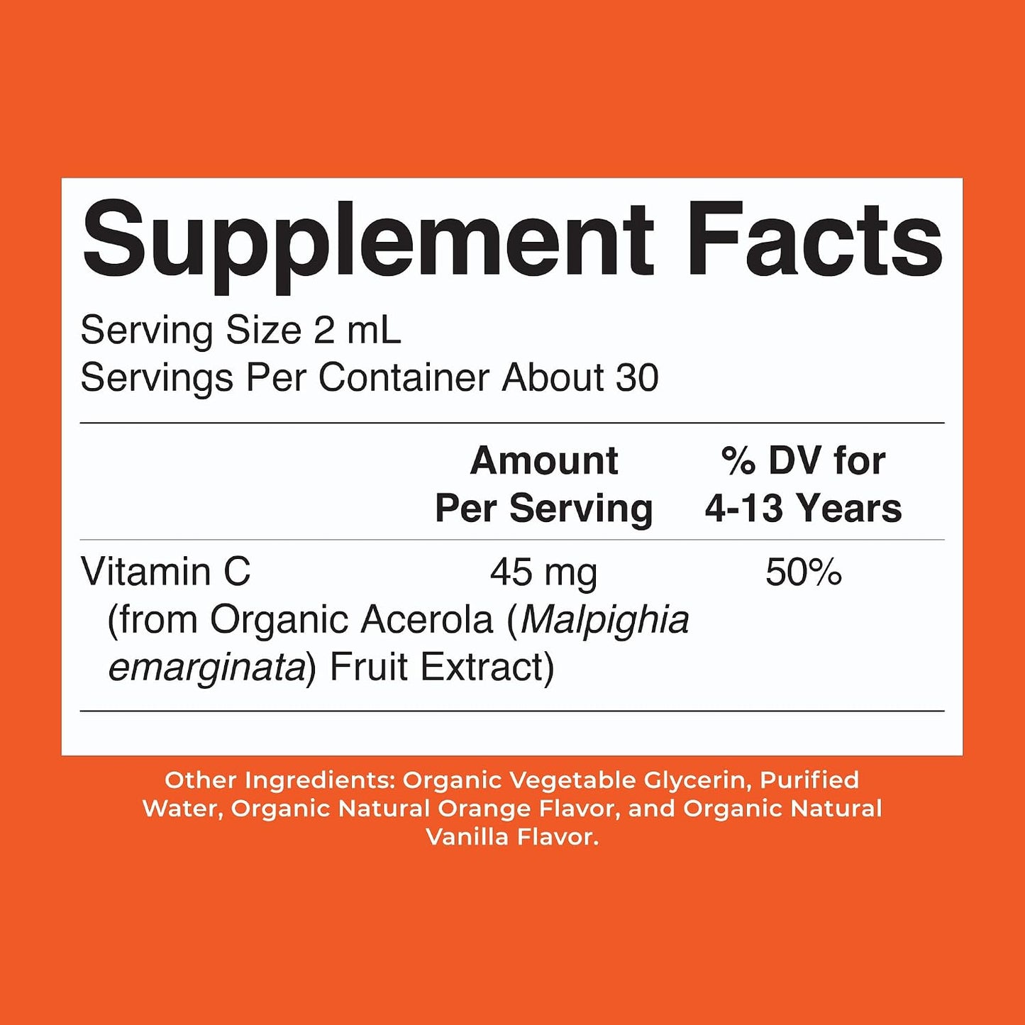 MaryRuth's Organic Children's Vitamin C Drops – Vegan Vitamin C Immune Support Supplement for Ages 4-13 | Immune Support & Overall Health | Vitamin C from Organic Acerola Fruit Extract | 60ml - görsel 10