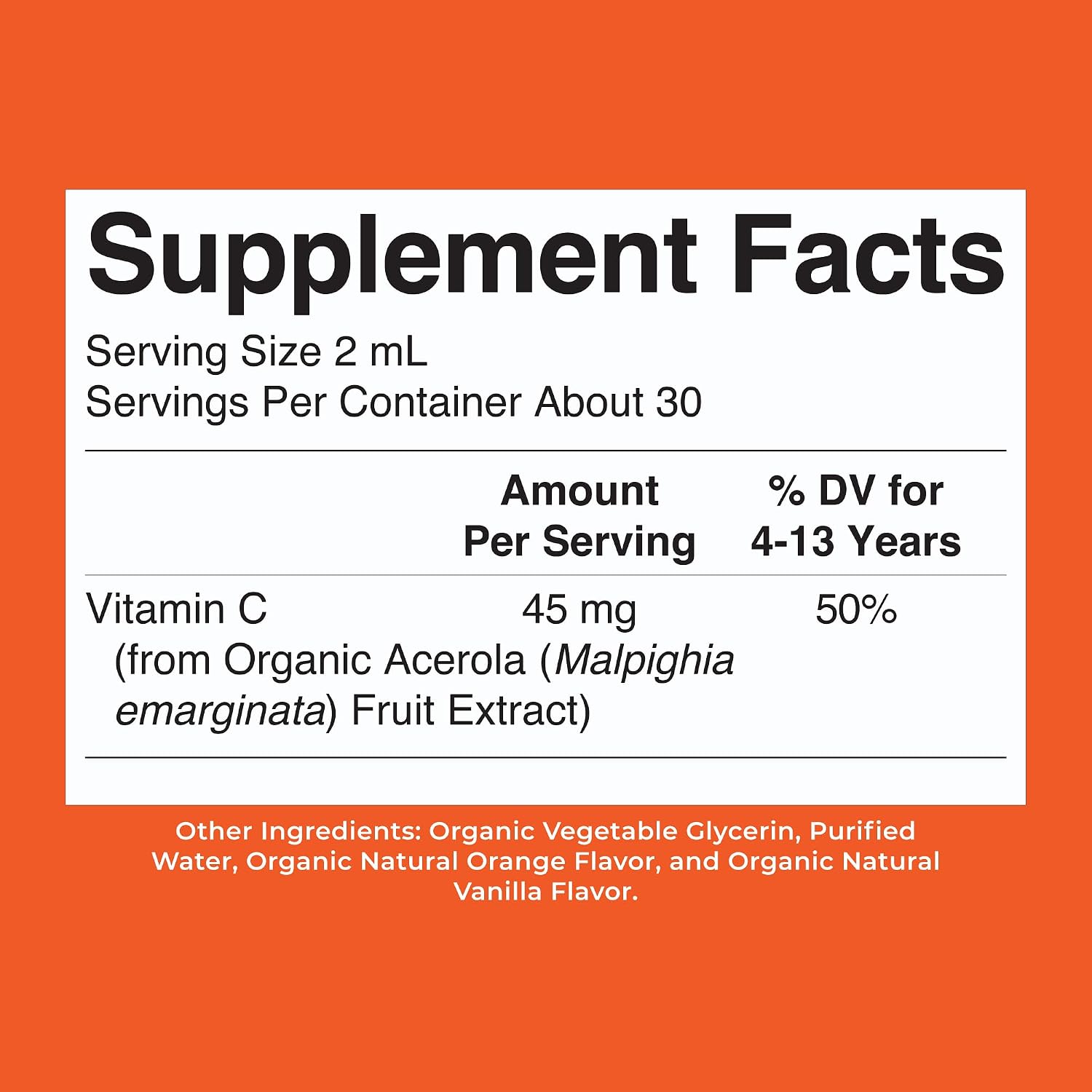 MaryRuth's Organic Children's Vitamin C Drops – Vegan Vitamin C Immune Support Supplement for Ages 4-13 | Immune Support & Overall Health | Vitamin C from Organic Acerola Fruit Extract | 60ml - görsel 10