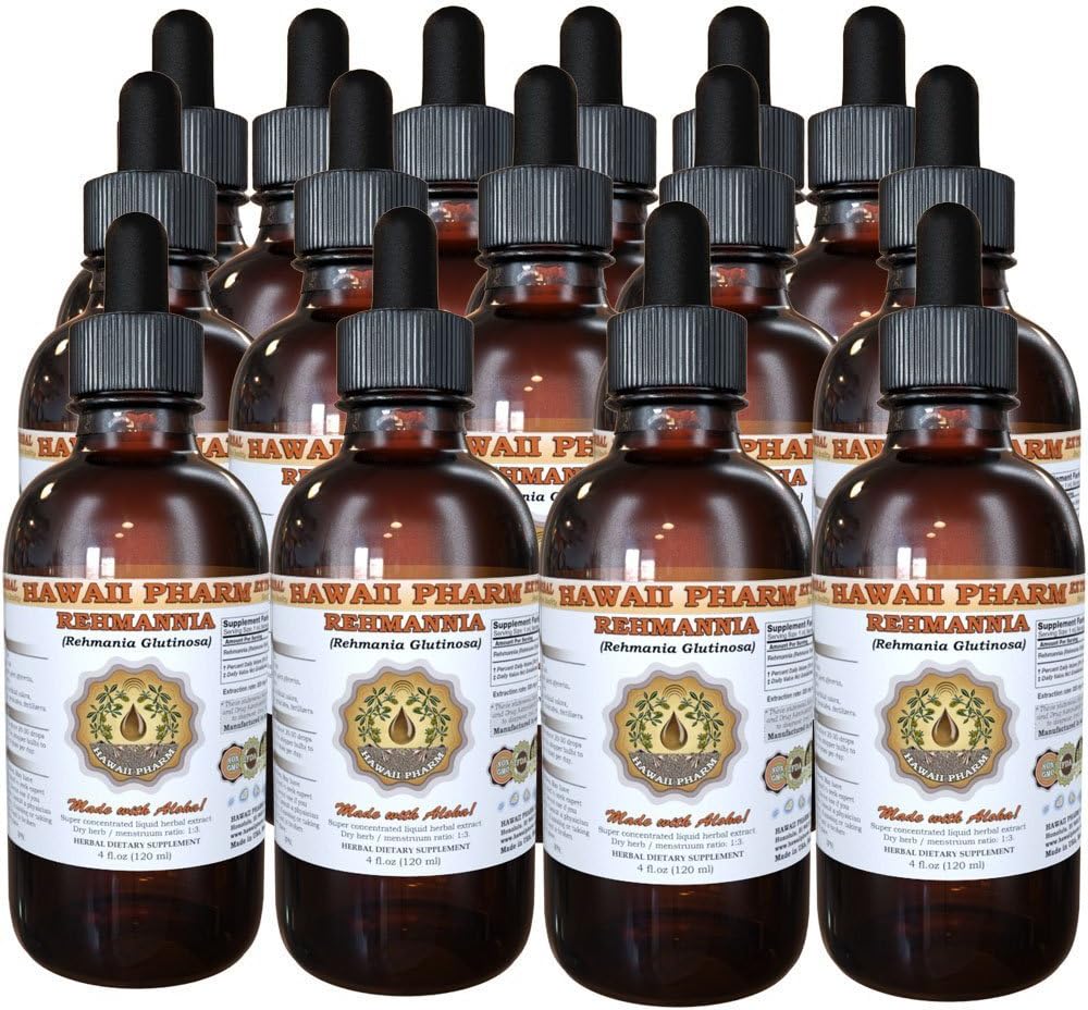 Hawaii Pharm Rehmannia Liquid Extract, Professional Grade, Small Batch Crafted Rehmannia (Rehmannia Glutinosa) Tincture, Herbal Supplement, 946 ml - görsel 5