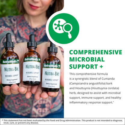 Nutramedix Nutra BRT - Liquid Herbal Supplement for Immune & Digestive Support (60 ml)