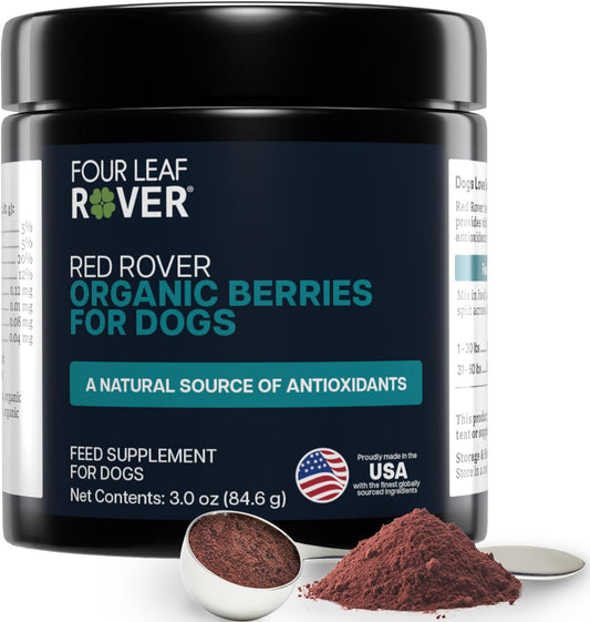Red Rover – Dog Urinary Supplement with Organic Berries & Apple – 30 Servings