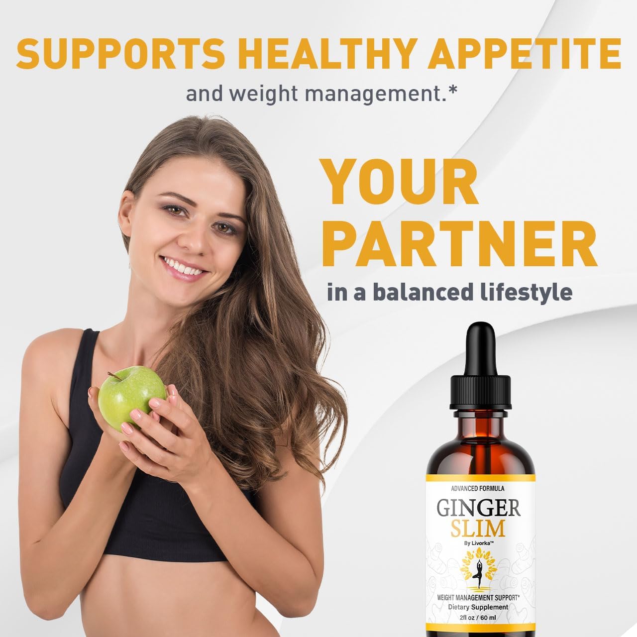 Ginger Slim Drops - Official GingerSlim All Natural Liquid Supplement, 1 Month Supply - görsel 2