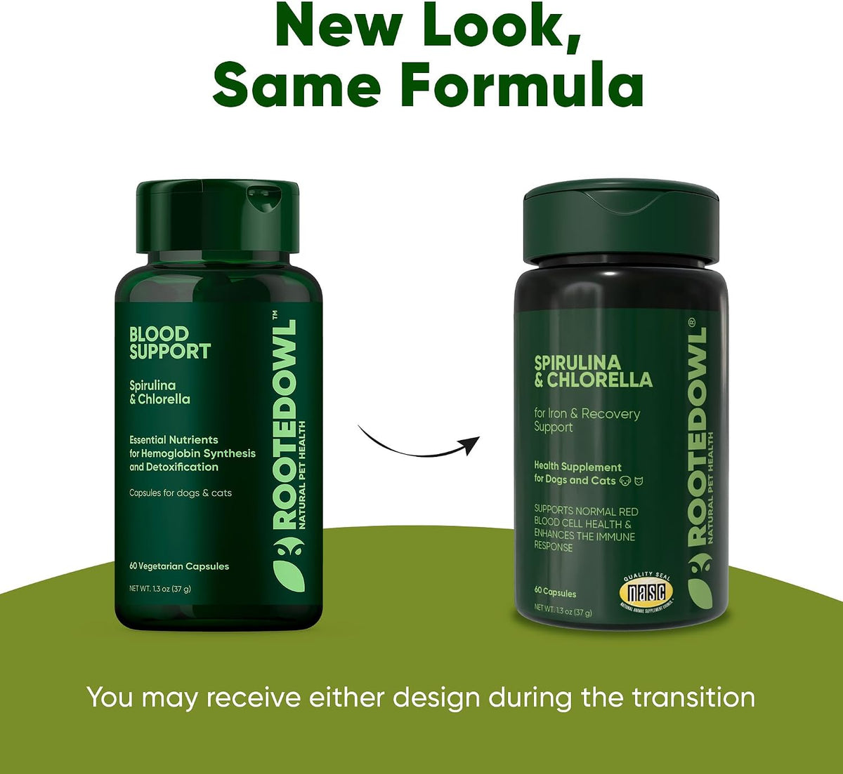 Rooted Owl® Blood Support for Dogs & Cats with Spirulina & Chlorella - görsel 9