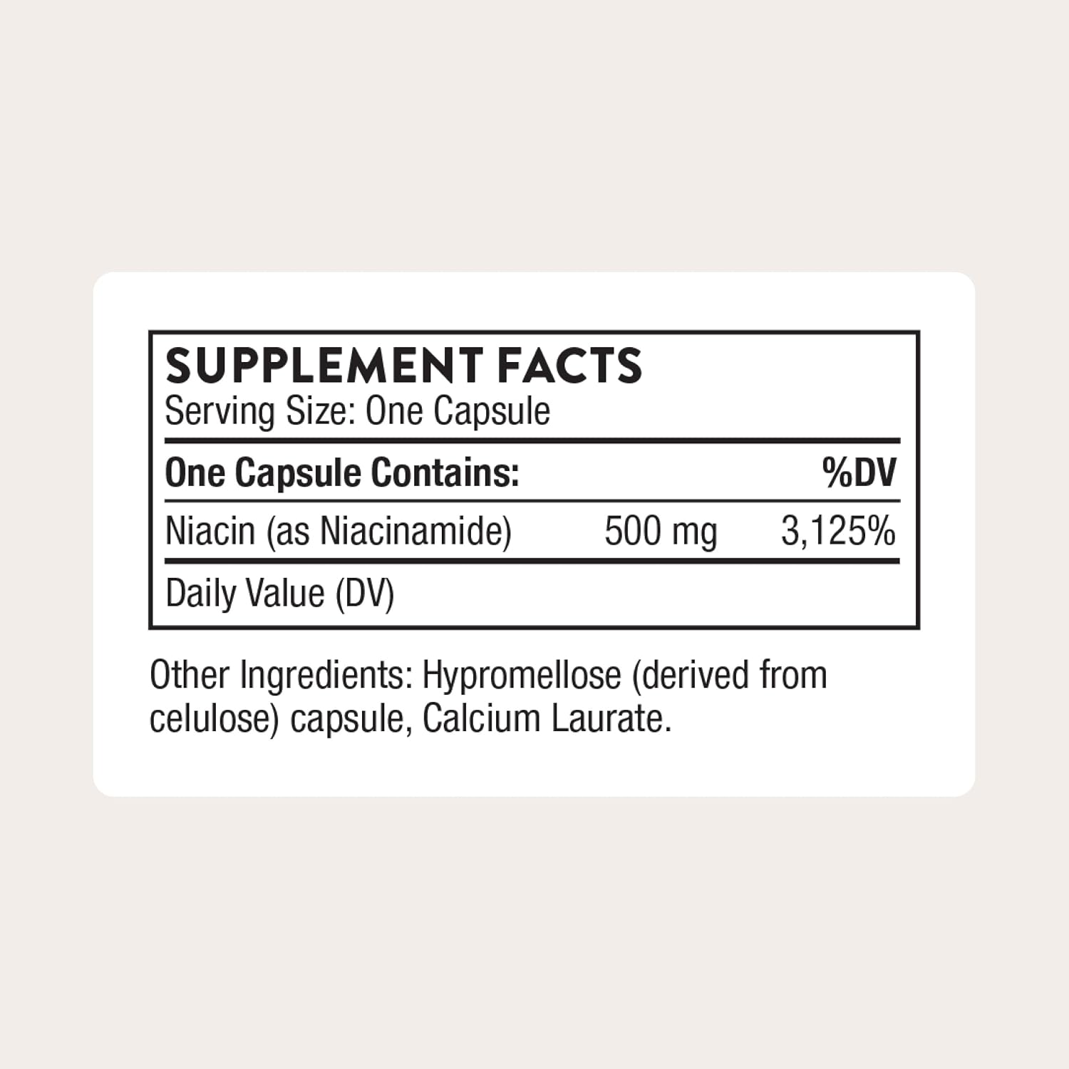 THORNE Niacinamide – Non-Flushing Vitamin B3 Food Supplement – 180 Capsules - görsel 2