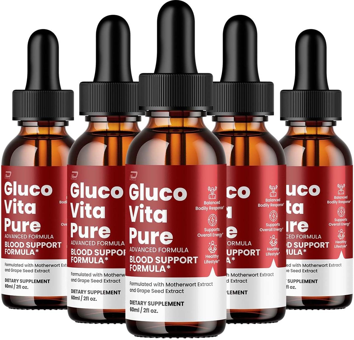 Gluco Vita Pure Liquid Drops - Advanced Formula - görsel 1