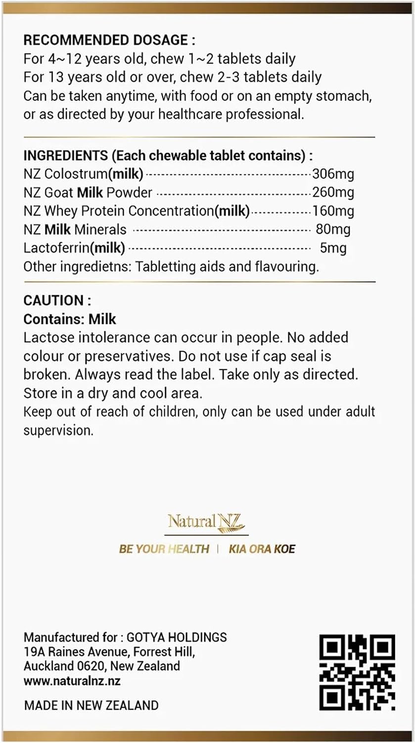 Natural NZ MBP Goatstrum 200 Tablets (3-Pack) - görsel 2