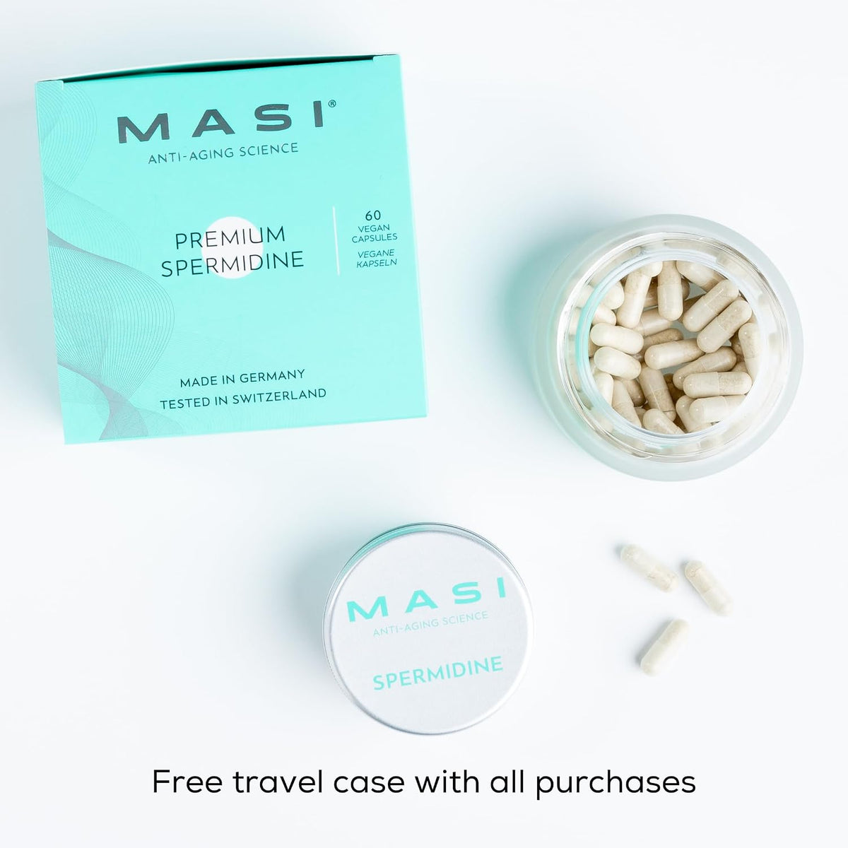 MASI Spermidine Supplement – 1.5mg, 60 Capsules - görsel 8