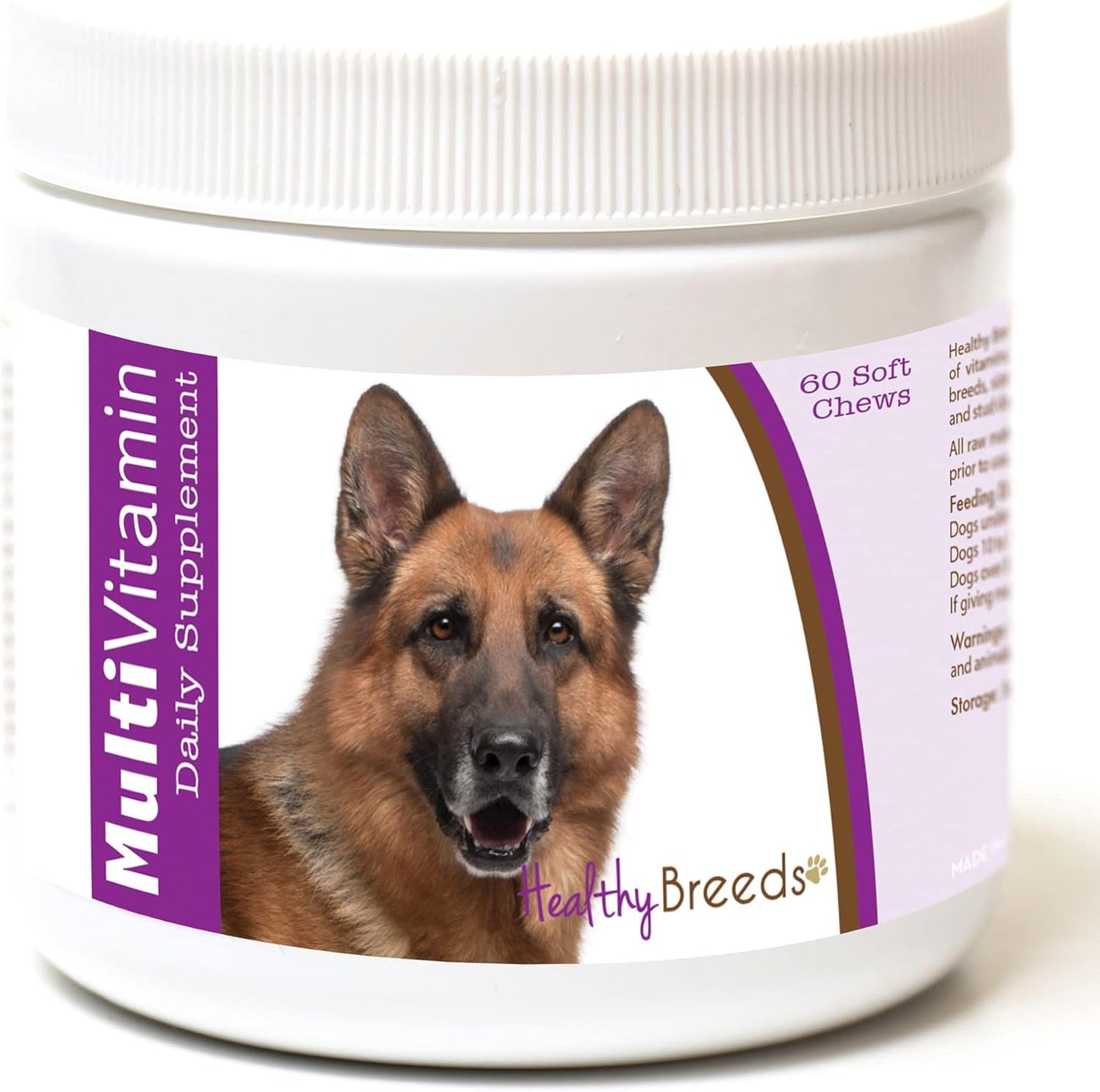 Healthy Breeds German Shepherd Multivitamin Soft Chews 60 Count - görsel 1
