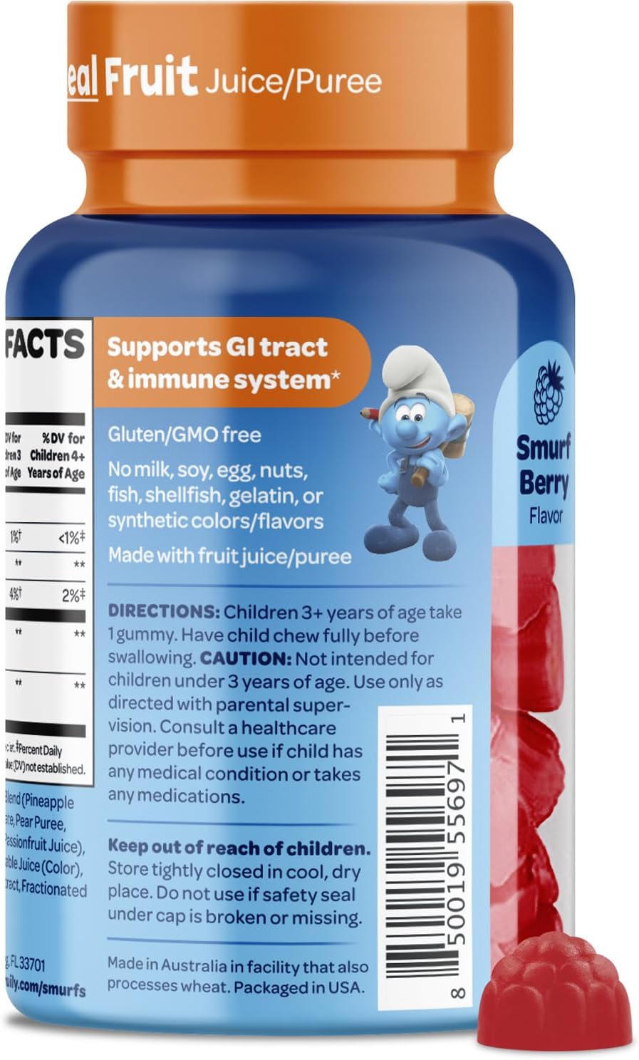 Smurfs Pre and Probiotics for Kids Gummies - görsel 8
