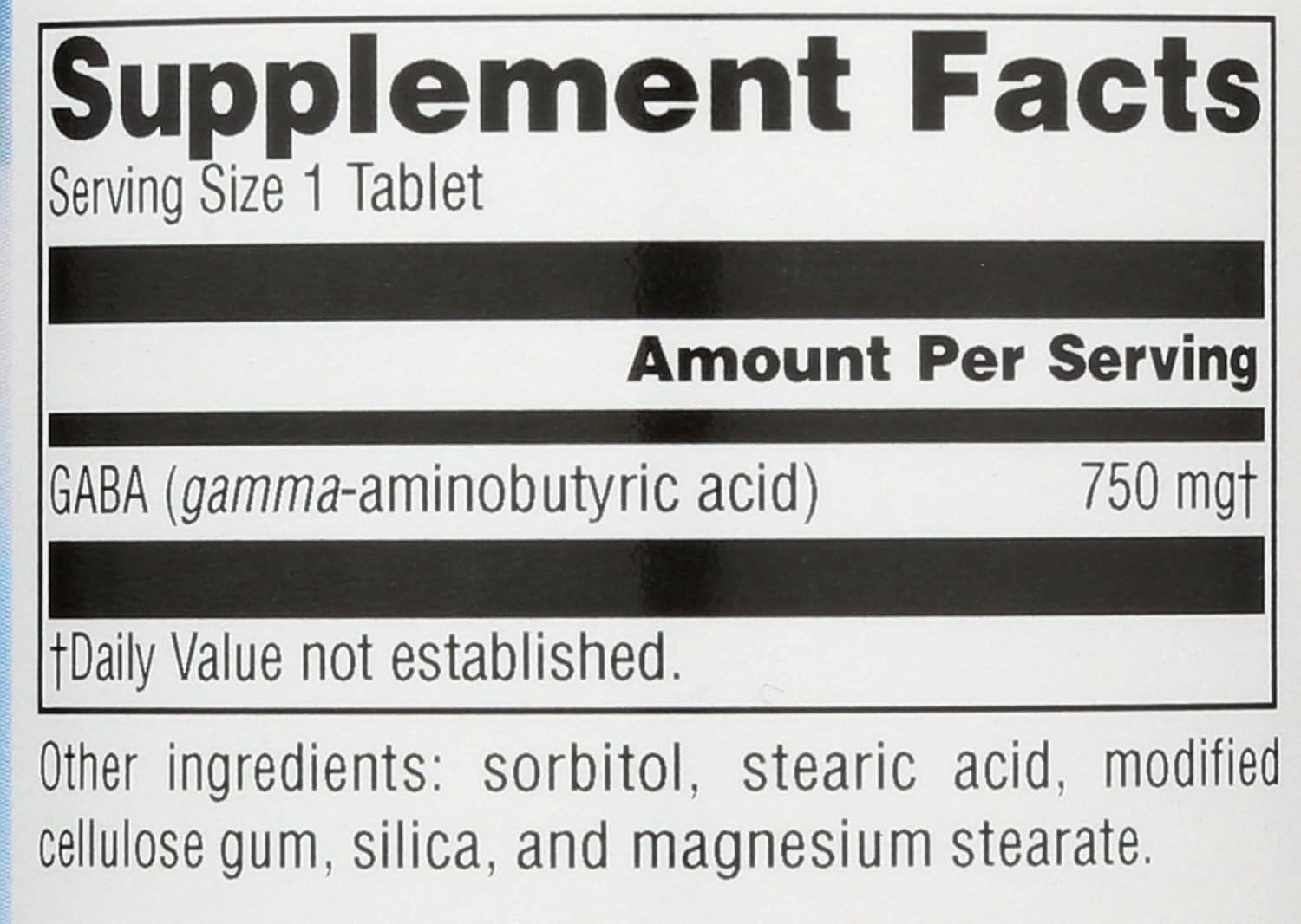 Source Naturals Serene Science GABA 750mg - 45 Tablets - görsel 4