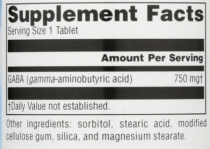 Source Naturals Serene Science GABA 750mg - 45 Tablets