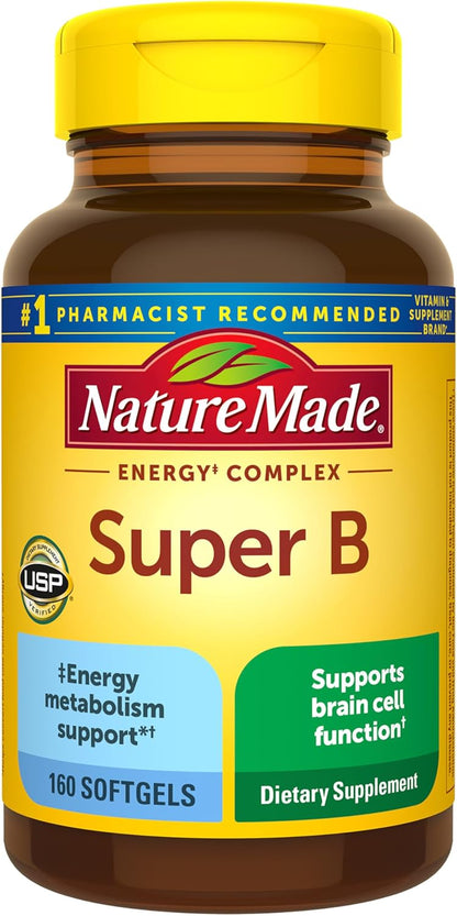 Nature Made Super B Complex – 160 Softgels