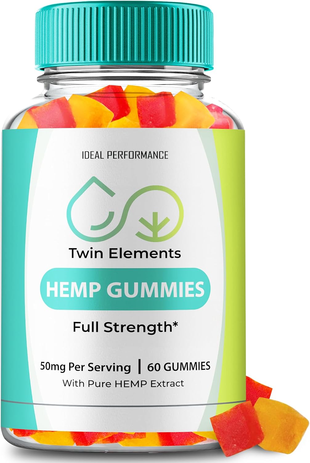 IDEAL PERFORMANCE Twin Elements Gummies, TwinElements Gummies Health and Wellness Support, Twin Elements Advanced Reviews (60 Gummies) - görsel 1