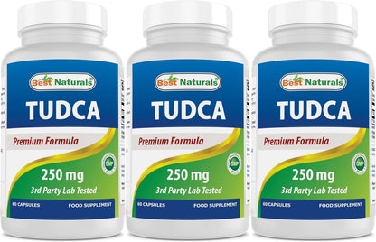 Best Naturals TUDCA 250mg (Tauroursodeoxycholic Acid) - 60 Veg Capsules