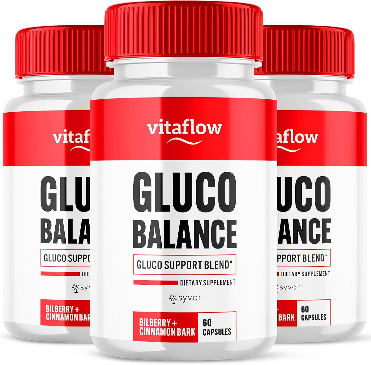 Vitaflow Balance Support Supplement Capsules (3-Pack, 180 Capsules) - görsel 1