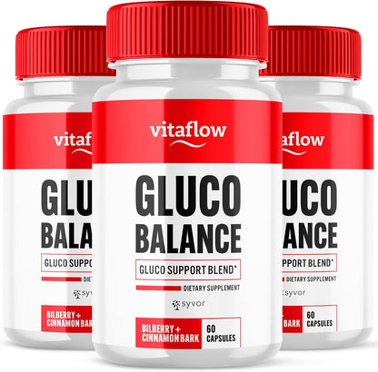 Vitaflow Balance Support Supplement Capsules (3-Pack, 180 Capsules)