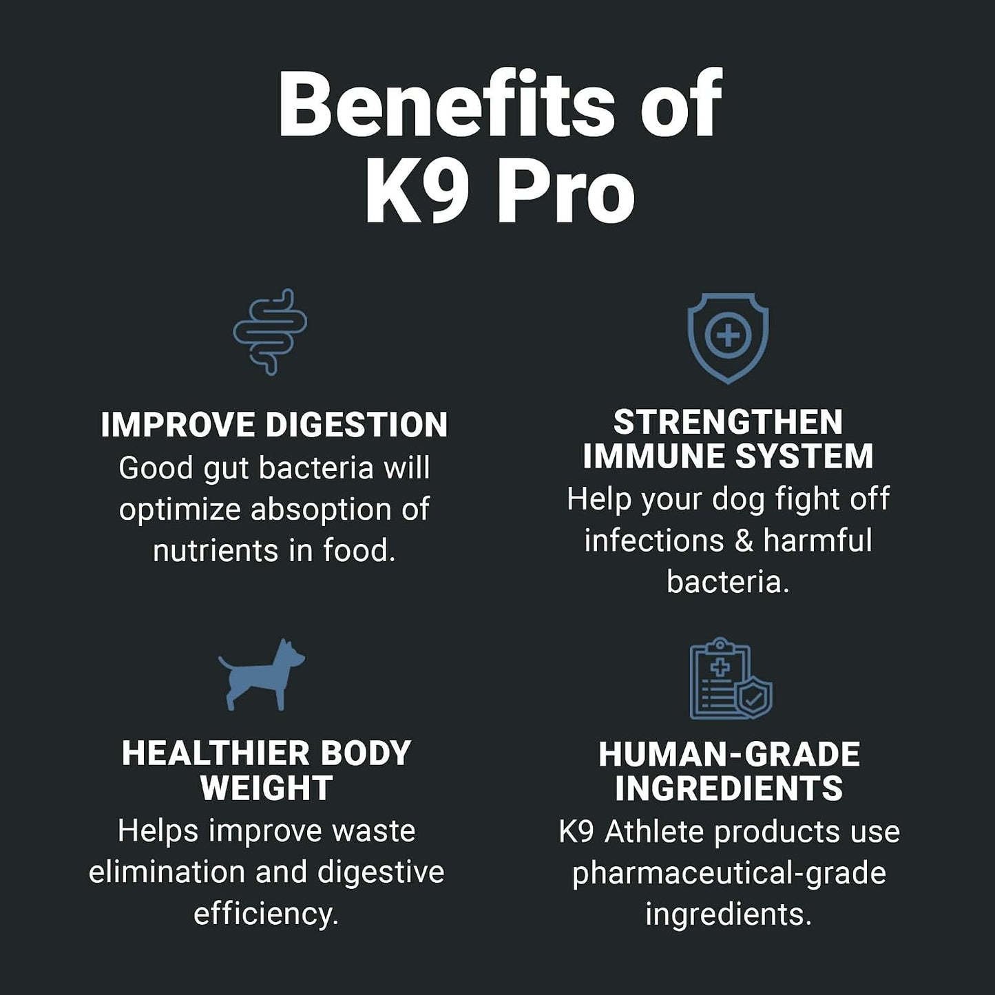 K9 Athlete K9 Pro Dog Probiotic Powder with Digestive Enzymes - görsel 6