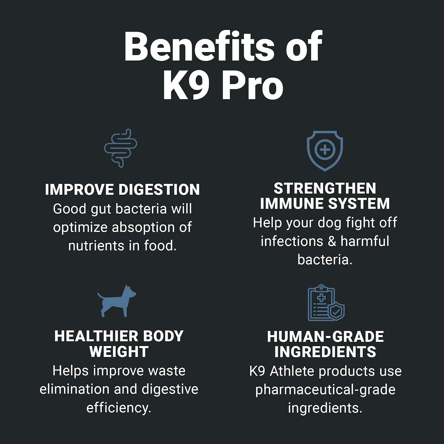 K9 Athlete K9 Pro Dog Probiotic Powder with Digestive Enzymes - görsel 6