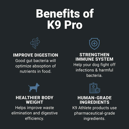 K9 Athlete K9 Pro Dog Probiotic Powder with Digestive Enzymes