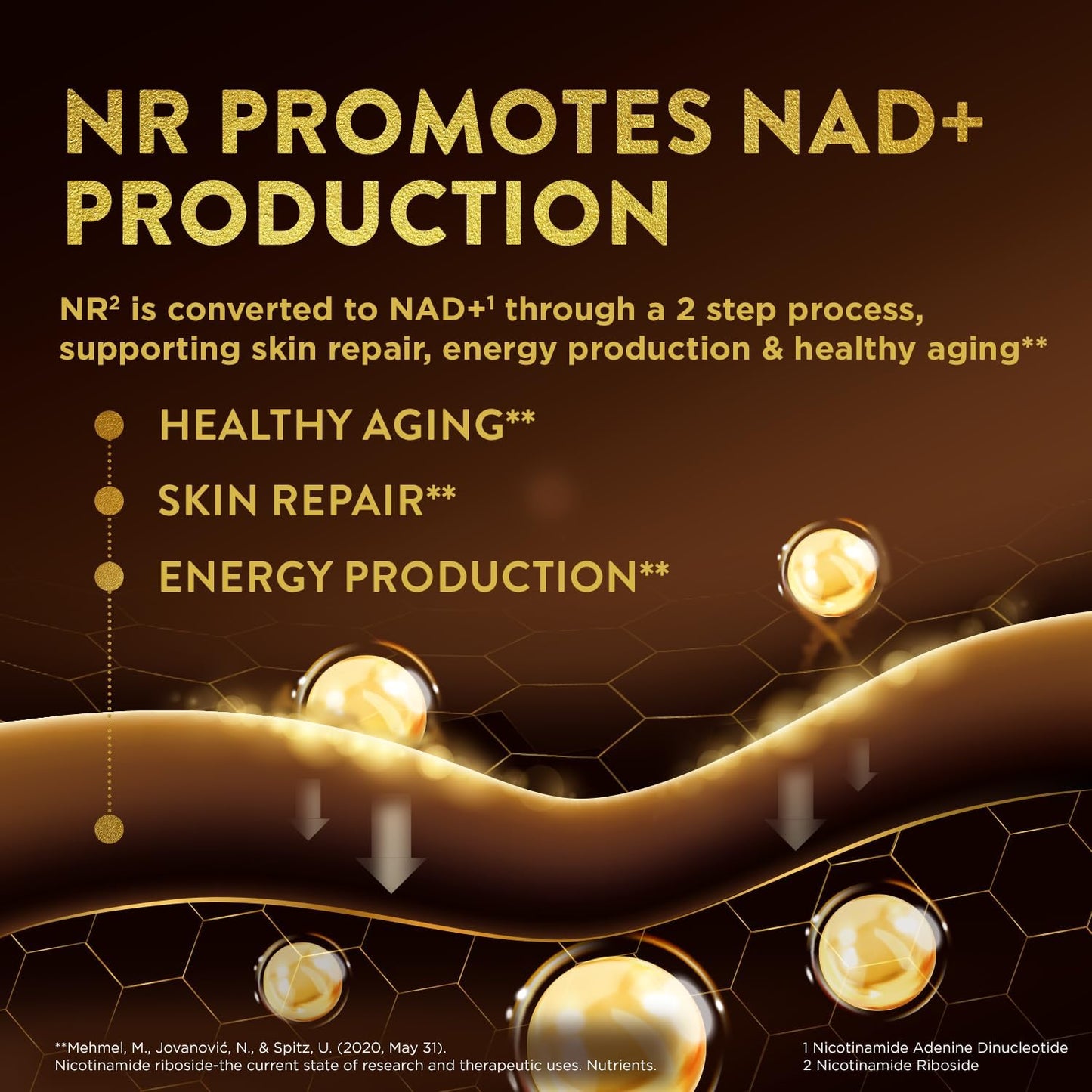 Swisse Plus NAD+ Calm Skin – Clinically Tested NAD+ Supplement for Balanced, Healthy Skin (30 Capsules) - görsel 3