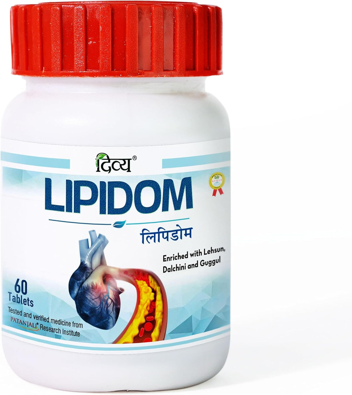 Patanjali Divya Lipidom 60 Tablets - görsel 1