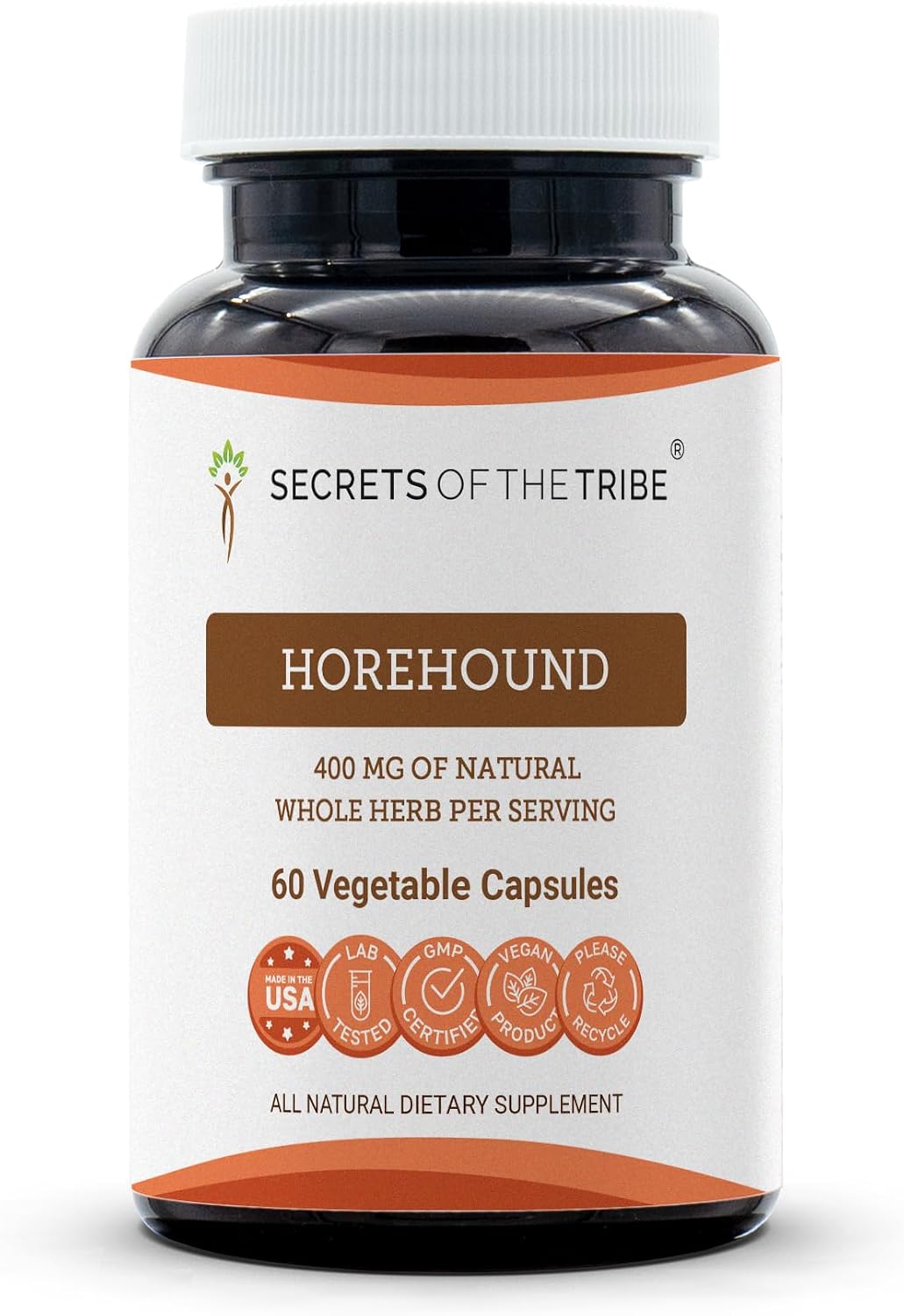 Secrets of the Tribe Horehound 60 Capsules, 400 mg - görsel 1