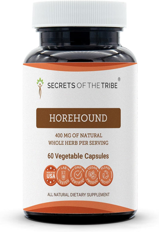 Secrets of the Tribe Horehound 60 Capsules, 400 mg