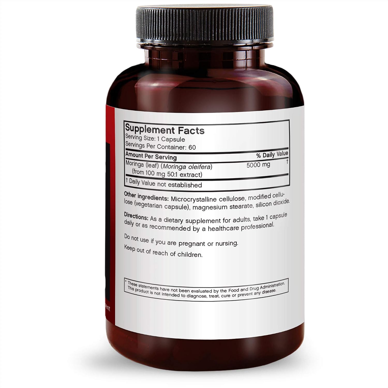 FutureBiotics Moringa 5000 mg, 60 Vegetarian Capsules - görsel 2