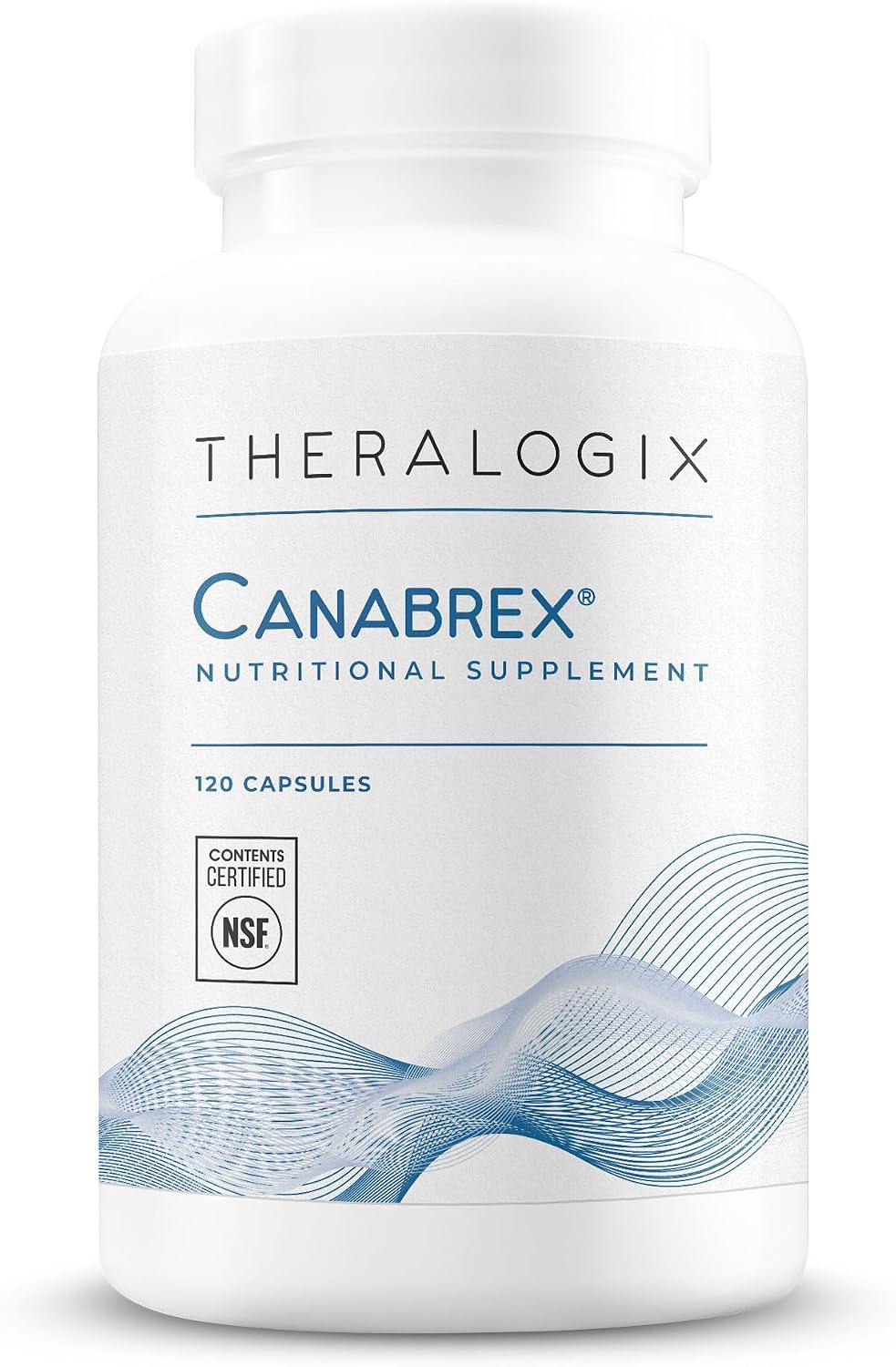 Theralogix Canabrex Palmitoylethanolamide (PEA) Supplement - Joint, Sleep & Immune Support - NSF Certified - 120 Capsules - görsel 1