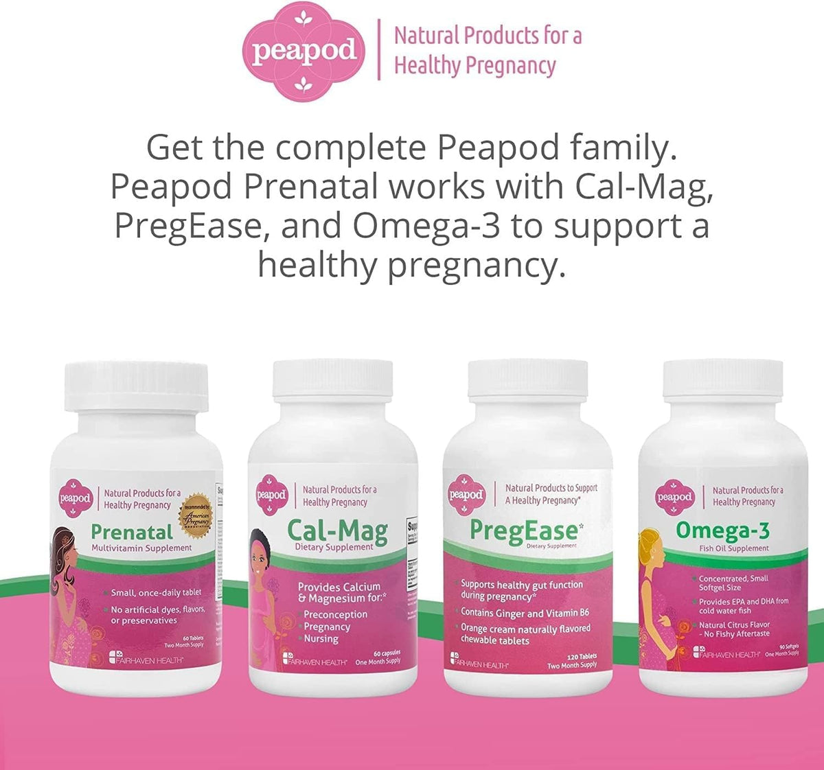 Fairhaven Health Peapod Prenatal Multivitamin – Once Daily, Vanilla Flavour – with Methylfolate, Iron & Vitamin C – 60 Tablets (2-Month Supply) - görsel 5