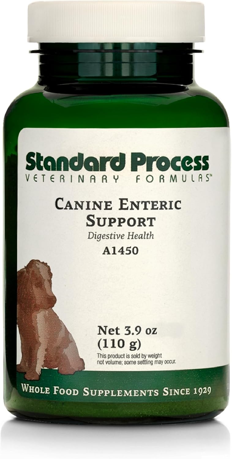 Standard Process Canine Enteric Support - Digestive System Support for Dogs - Nutritional Dog Supplement for Gut Health - Canine Supplement Formula to Aid Healthy Digestion - 110 g - görsel 1