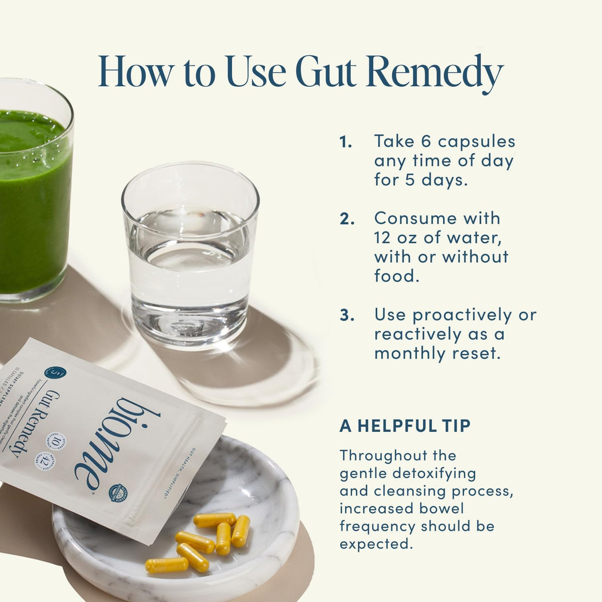 Biome Gut Remedy Capsules (5 Day Cleanse, 1 Round, 30 Capsules) - görsel 5