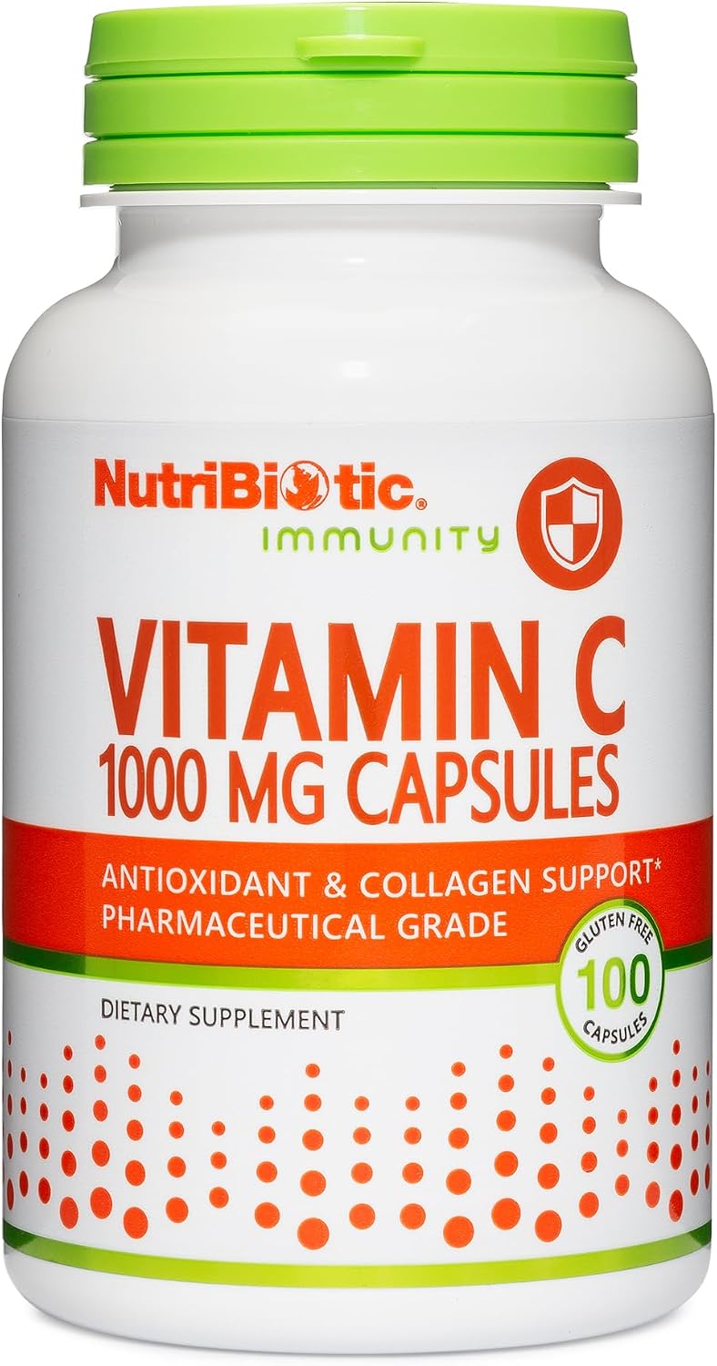 NutriBiotic Vitamin C 1000 mg Capsules, 100 Capsules - görsel 1