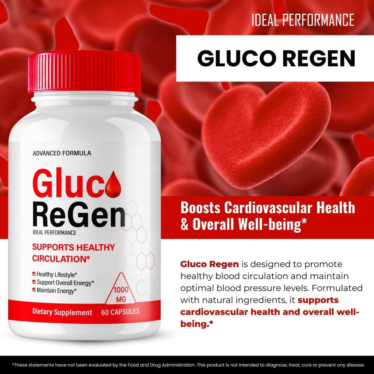 GlucoRegen Capsules, Advanced Blood Formula Glyco Optimizer Supplement - All Natural, Maximum Strength (2 Pack) - görsel 4