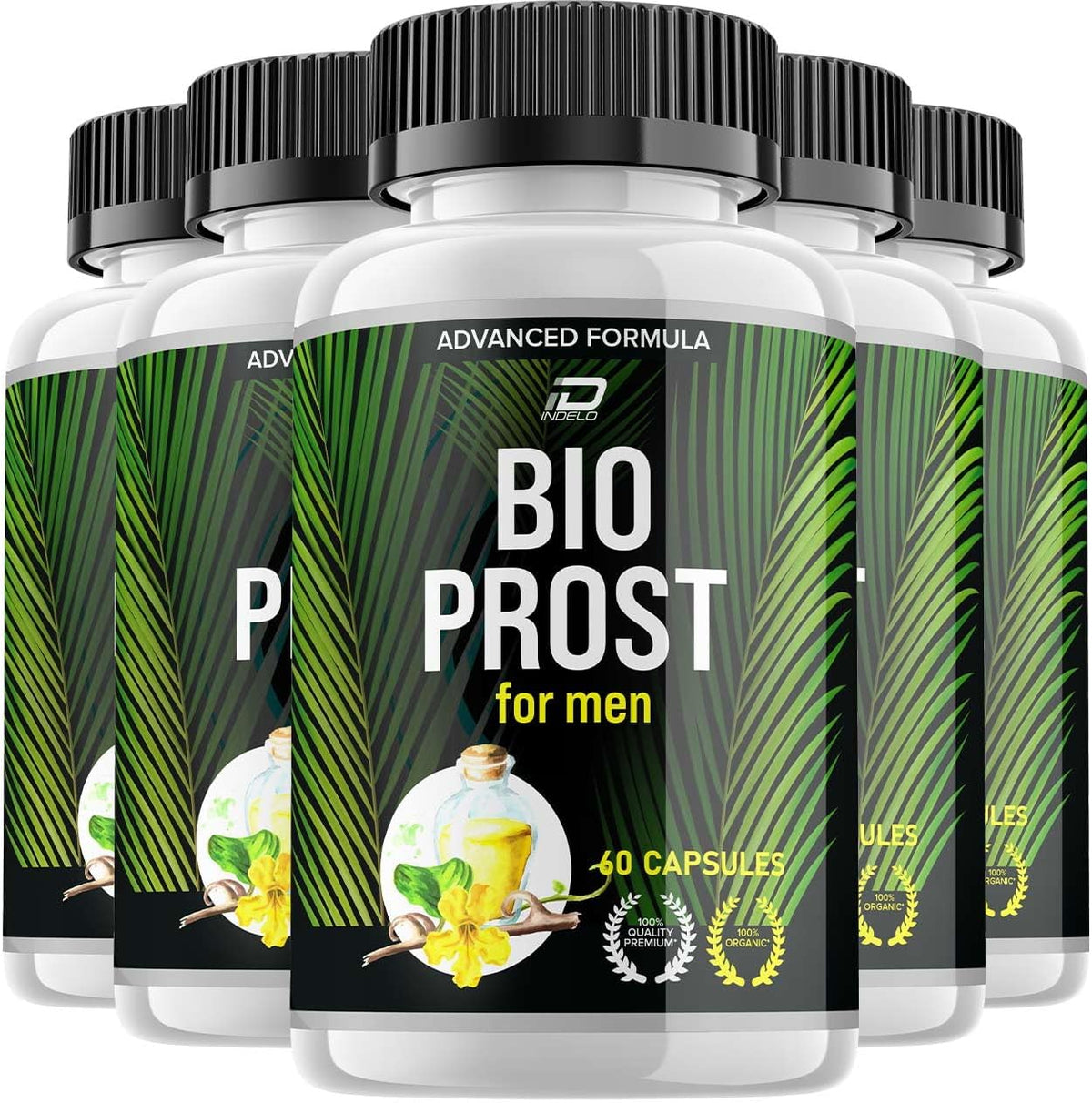 Bio Prost Men's Supplement – Advanced Formula for Prostate Health (5 Pack, 300 Capsules) - görsel 1